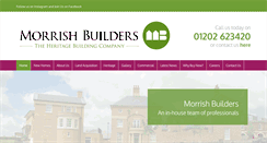 Desktop Screenshot of morrish-builders.co.uk